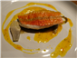red mullet with saffron sauce
